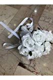 İncili Gül Gelin Buketi
