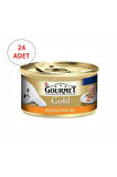 Gourmet Gold Kıyılmış Hindi Etli Kedi Konservesi 85gr X 24 Adet