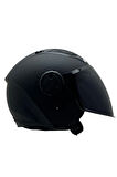 AIRFLOW 2 MAT SİYAH KASK GRİ CAM