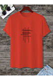 Unisex Hashtag Beyaz Oversize Bisiklet Yaka Baskılı T-shirt