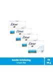 Beauty Cream Bar Katı Güzellik Sabunu Gentle Exfoliating Nemlendirici Etkili 90 G X4 Adet