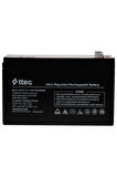 Ttec 12v 7ah- Bakımsız Kuru Akü 04/2024 Üretim 12 Volt 7 Amper Akü