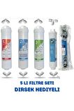 Kapalı Kasa Su Arıtma Cihazı Filtresi 5li Filtre Seti Membranlı