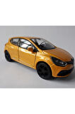 Renault Clio Diecast Metal Araba Kapı Acılır Gold Reno Clıo