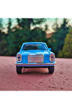 Benz W114 Koleksiyon Metal Araba 12cm Eski Araba Nostalji Mavi