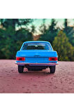 Benz W114 Koleksiyon Metal Araba 12cm Eski Araba Nostalji Mavi