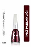 Sedefli Parlak Oje (BORDO) - Pearly Nail Enamel - Pl068 Velvet Bordeaux - 8682536035279