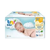 Uni Baby Yenidoğan Alkolsüz-Parfümsüz 3 x 40 Yaprak 3 Paket Islak Mendil