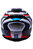 Storm 2 Racer Mavi-kırmızı Kask