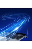 Wi-Fi 6 USB Kablosuz Ağ Adaptörü | 1200Mbps Hız | Harici Antenli | PC & Laptop Uyumlu Kolay Kurulum