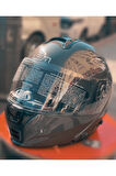 Open 140 Çene Açılır Kask Nardo Gri