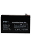 Ttec 12v 7ah- Bakımsız Kuru Akü 04/2024 Üretim 12 Volt 7 Amper Akü