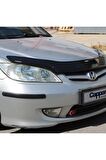 Honda Civic 7 Ön Kaput Koruyucu Rüzgarlık 4mm (abs) 01-06