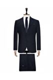 Süvari Lacivert Slim Fit Takım Elbise