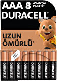 AAA Alkalin İnce Kalem Pil (8’li paket) 1,5 V LR03/MN2400