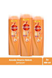 Superblend Saç Bakım Şampuanı Anında Onarıcı Bakım C Vitamini Keratin Seramid 400 ml x3 Adet