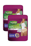 Depend Emici Külot XL Beden 10'lu 2 Paket