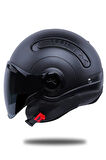 Sx.10 Mat Siyah Kask