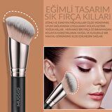 2'li Premium Fondöten ve Kapatıcı Kabuki Makyaj Fırça Seti