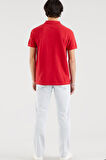 Levi's Polo Yaka Relaxed Fit Kısa Kollu Kırmızı Erkek Pamuk T-Shirt - A0229-0009