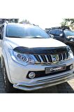 Mitsubishi L200 Ön Kaput Koruma Rüzgarlık 4mm (abs) 15-19
