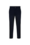 Pn2020500484 Normal Bel Slim Fit Armürlü Mavi Erkek Pantolon