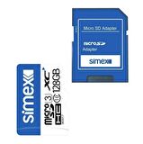 Simex Data Safety Micro SD Card 128 GB TF-Card Class 4 Sh-101