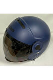 Kask Raven Çenesiz Mat Mavi XS