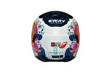 Sway 820 Full Face Aynalı Vizör Kapalı Motosiklet Kaskı XL Beden Dakar 5