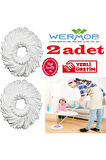 Safir Wermoplast Yedek Mikrofiber Vileda Mop Ucu Başlığı (2 ADET) Boyut (40X40)