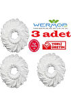 Wermoplast Yedek Mikrofiber Vileda Mop Ucu Başlığı (3 ADET) Boyut (40X40)