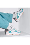 M2k Tekno Leather Unisex Reflector 2 COLLECTİON Sneaker Deri Beyaz Spor Ayakkabı