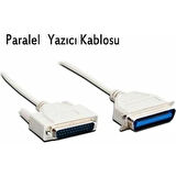 3M Lpt Kablo 25 Pin Parelel Nokta Vuruşlu Yazıcı Kablo Printer Ara Bağlantı Kablosu 3 Metre 