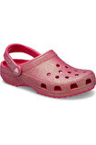 CROCS 211005-IRIDESCENT GLITTER 6ZQ-DRAGON FRUIT KADIN TERLİK
