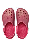 CROCS 211005-IRIDESCENT GLITTER 6ZQ-DRAGON FRUIT KADIN TERLİK