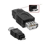 Micro Usb Erkek To Usb Dişi - Micro Usb Otg Dönüştürücü Uyumlu(TYPE-C İLE KARIŞTIRMAYIN)