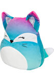 Squishmallow Pembe Mavi Tilki Vickie 20 cm