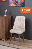 Armada Serisi 1.sınıf Yemek Odası Salon Cafe Mutfak Sandalyesi 4 Adet