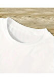 Kız\Erkek Çocuk Beyaz-Siyah İtalia Baskılı Şort-Tshirt Takım