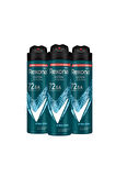 Rexona Men Erkek Sprey Deodorant Xtra Cool 72 Saat Kesintisiz Üstün Koruma 150 ml X3