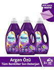 Rinso Tüm Renkliler için Argan Özü Sıvı Çamaşır Deterjanı Komple Bakım Serisi 3 x 3 L