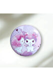 Kuromi And My Melody Buton Rozet