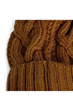 S212412 W Beanie Headwear Kahverengi Kadın Tekstil
