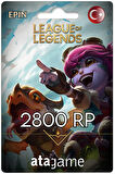 League of Legends 2800 RP TR