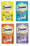 Dreamies Kedi Ödül Maması Peynirli-somonlu-ördeketli-tavuklu 60gr X 4 Adet
