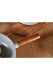 Fika Gri 26 Cm Döküm Wok Tava