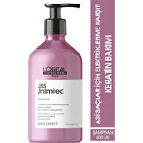 L'oreal Professionnel Serie Expert Liss Unlimited Elektriklenme Karşıtı ve Yumuşaklık Veren Şampuan 500 ml