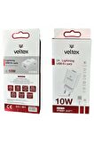 İPHONE UYUMLU 10w 2a (iphone) Şarj Aleti Veltex Vtx001