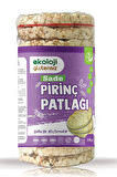 Glutensiz Sade Pirinç Patlağı 100 Gr 3 lü Paket  Gluten Free Plain Rice Puffs 100 Gr 3 Pack