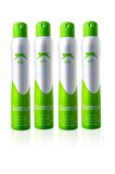Slazenger Deodorant Yeşil Women 150 ML 4LÜ